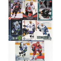 Карточки Алексея Калюжного в КХЛ.