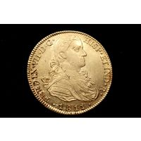 8 эскудо 1811 г. Мексика, Фердинанд VII. Штемпельный блеск!
