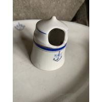 Оригинальная  довоенная солонка ещё советских ВМС-военно-морские СИЛЫ!  так назывался флот до 1936 года!