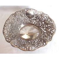 Фруктовница Конфетница 30 х 27 Серебрение 02