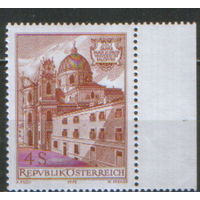 Полная серия из 1 марки 1972г. Австрия "350 лет Университету Париж-Лодрон в Зальцбурге" MNH