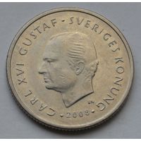 Швеция, 1 крона 2008 г.