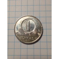 1 лит Литва 2009 год