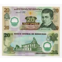 Гондурас 20 лемпира образца 2008 года UNC p95(1)