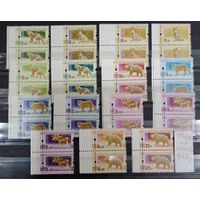 Марки России стандарты 2008 в парах, полные,  СК 188- 2002 каталог 940 рос. руб