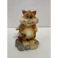 Статуэтка "Кот ангел" (котик,кошка,котёнок)  ESLANA  . 	 АУКЦИОН не с рубля без МПЦ.