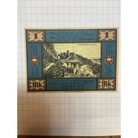 1 марка (нотгельды) г. Германия Тес Ольдендорф-1201