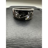 Кольцо. Серебро 925 пробы. Перстень с камнями