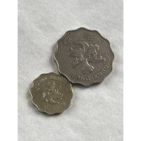 Гонконг 2 монеты