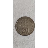 Португалия 20 эскудос 1987