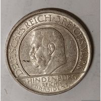 С рубля без мц! 3 марки 1929 Германия - конституция - блеск!