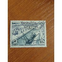 1956 французская колония Мадагаскар флот корабль (3-14)