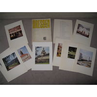 Оригинальный набор открыток DRESDEN производства ГДР 70-х годов формата А4 полный комплект