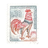 Стандартная марка Франция 1962  галльский петух