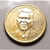 1 доллар США 2016 г. 40-й Президент Рональд Рейган