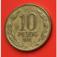 36-06 Чили 10 песо 1994 г.