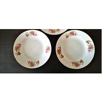 Тарелки столовые глубокие YAMATSU JAPAN. Диаметр 23 см. Цена за шт.