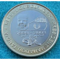 Нигер. 6000 франков 2003 год  X#14  "Президент Мамаду Танджа"  Тираж: 1.200 шт  Редкая!!!