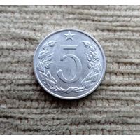 Werty71 Чехословакия 5 геллеров 1966 Лев