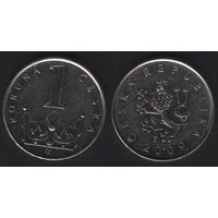 Чехия _km7 1 крона 2009 год (amw