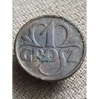 Распродажа - 1 грош 1928г.,Польша,Вторая Республика