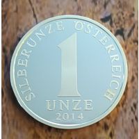Австрия 1 унция серебра