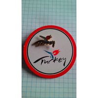 Турция. Рекламный значок, туризм.