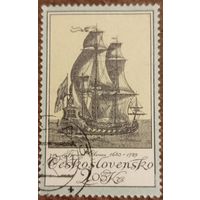 Чехословакия 1976. Картина художника Франсуа Шаро