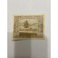 Нотгельд 50 геллеров 1920 год. Австрия - 2201