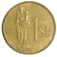 Словакия 1 крона, 1993