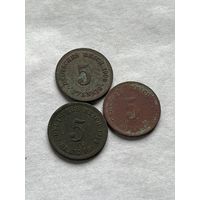Германия 3 монеты