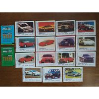 Вкладыши от жвачки TURBO ATAKA Цена за лот 15шт + 2 обертки