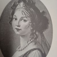 Луиза королева Прусская. Энциклопедическая гравюра СПБ. 19-20века 24х16см.   РАСПРОДАЖА КОЛЛЕКЦИИ.