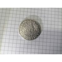 Орт 1622 г Вильгельм без короны. Дата под портретом R5.