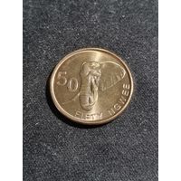 Замбия 50 нгве 2024 Unc