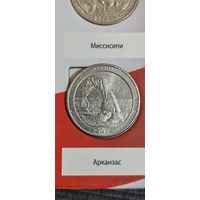 США. 25 центов (квотер) Национальные парки Эверглейдс 2014