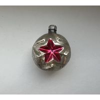 Ёлочная игрушка звезда агитация СССР К. 19