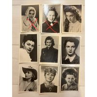 Фотооткрытки Советские актрисы