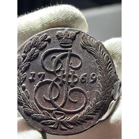 5 копеек 1769 ЕМ без МЦ.Кладовая.