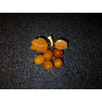 Антикварная Янтарная Брошь 20-ые гг. Кенигсберг RRR