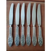 Ножи столовые Мельхиоровые. РМЗ, СССР