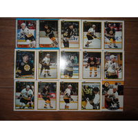 Хоккейные карточки.НХЛ. Boston Bruins-185 карт