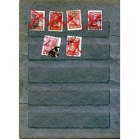 СССР, 1929,  СТАНДАРТНЫЙ ВЫПУСК, Заг. 230,  231 ,   6м  по 20 коп шт гашен