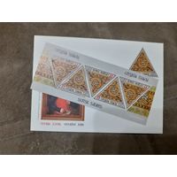 Слуцкие пояса,РБ,2014 год,блок марок и КПД