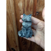 Лот С 1 РУБЛЯ! много лотов! Сувенирная фигурка хитрый Лис (под старое серебро)