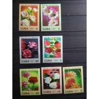 Куба 1988 г. Цветы.