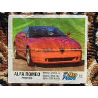 Вкладыш Oto Moto, номер 72, Alfa Romeo Proteo. Возможен небольшой торг.