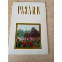 Комплект открыток "Разлив", 1970,7 штук из 12