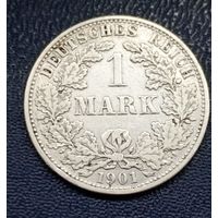 Германия 1 марка 1901г