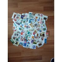 100 чистых марок СССР с уголками